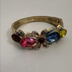 Elegant Multicolor Gemstone Bracelet